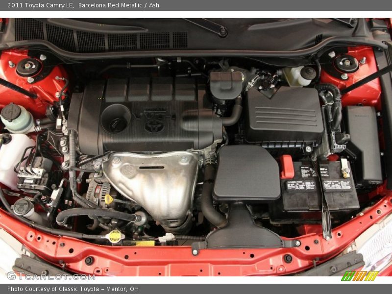 Barcelona Red Metallic / Ash 2011 Toyota Camry LE