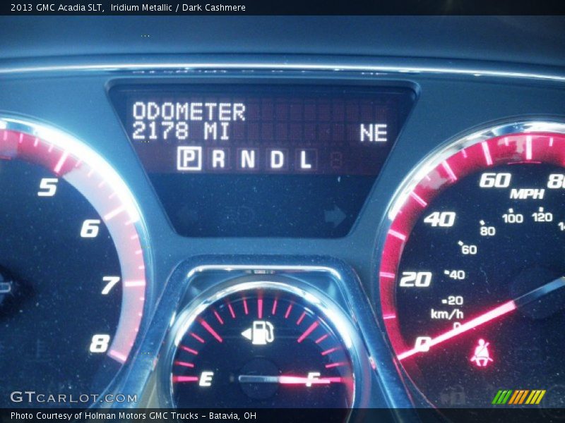 Iridium Metallic / Dark Cashmere 2013 GMC Acadia SLT