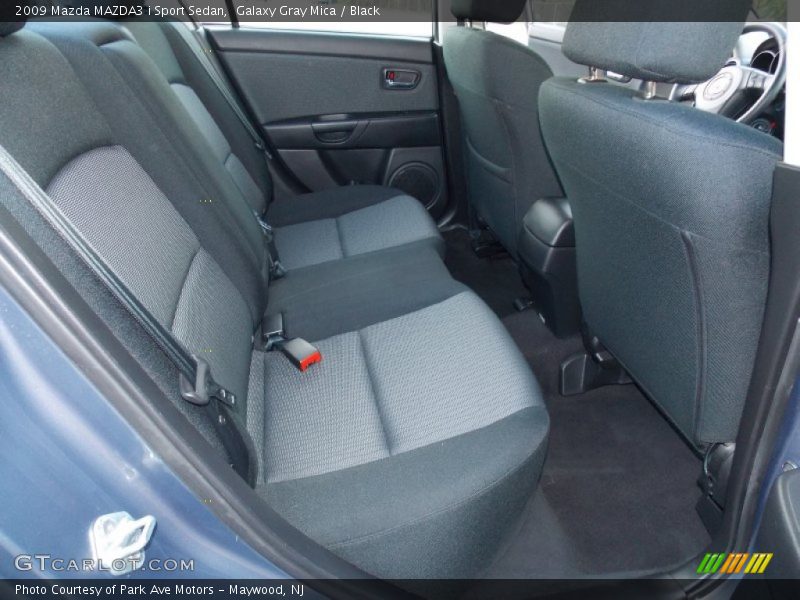 Galaxy Gray Mica / Black 2009 Mazda MAZDA3 i Sport Sedan