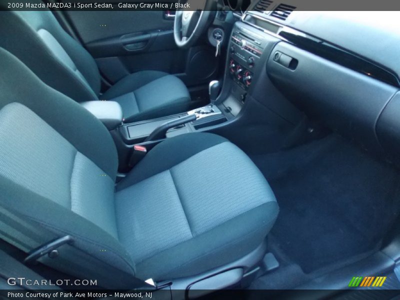 Galaxy Gray Mica / Black 2009 Mazda MAZDA3 i Sport Sedan