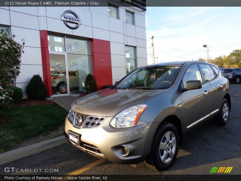 Platinum Graphite / Gray 2012 Nissan Rogue S AWD