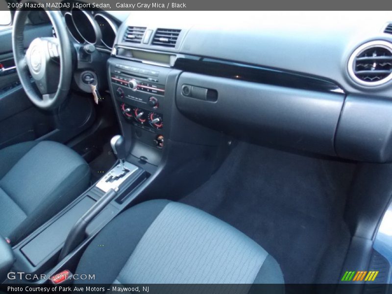 Galaxy Gray Mica / Black 2009 Mazda MAZDA3 i Sport Sedan