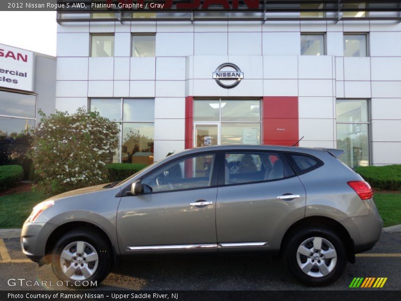 Platinum Graphite / Gray 2012 Nissan Rogue S AWD