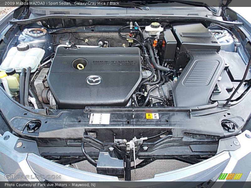 Galaxy Gray Mica / Black 2009 Mazda MAZDA3 i Sport Sedan