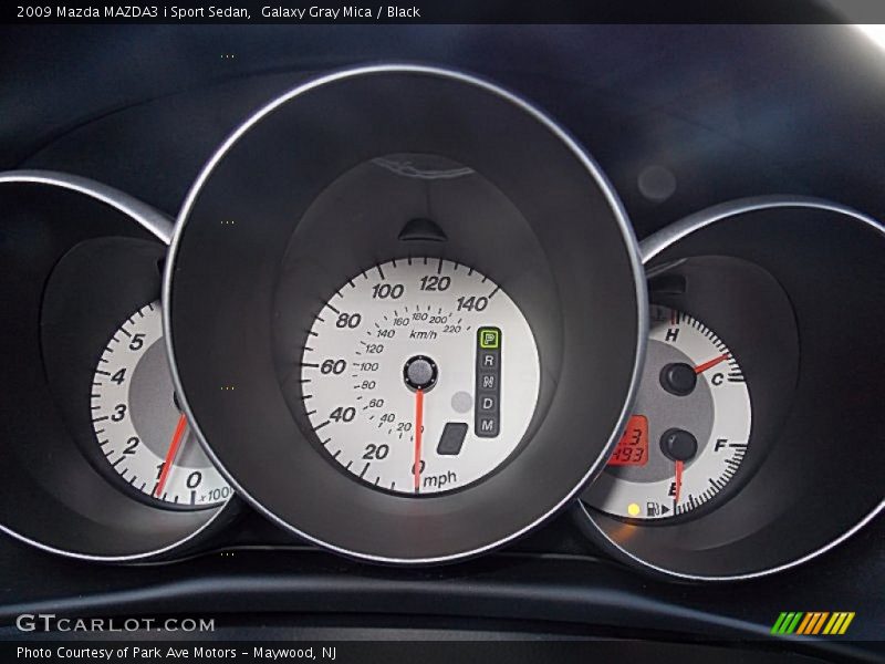 Galaxy Gray Mica / Black 2009 Mazda MAZDA3 i Sport Sedan