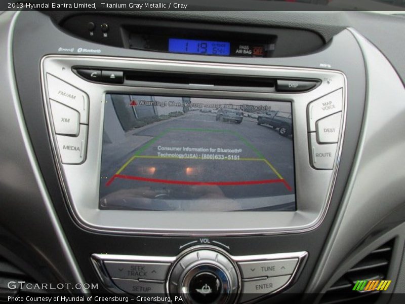 Titanium Gray Metallic / Gray 2013 Hyundai Elantra Limited