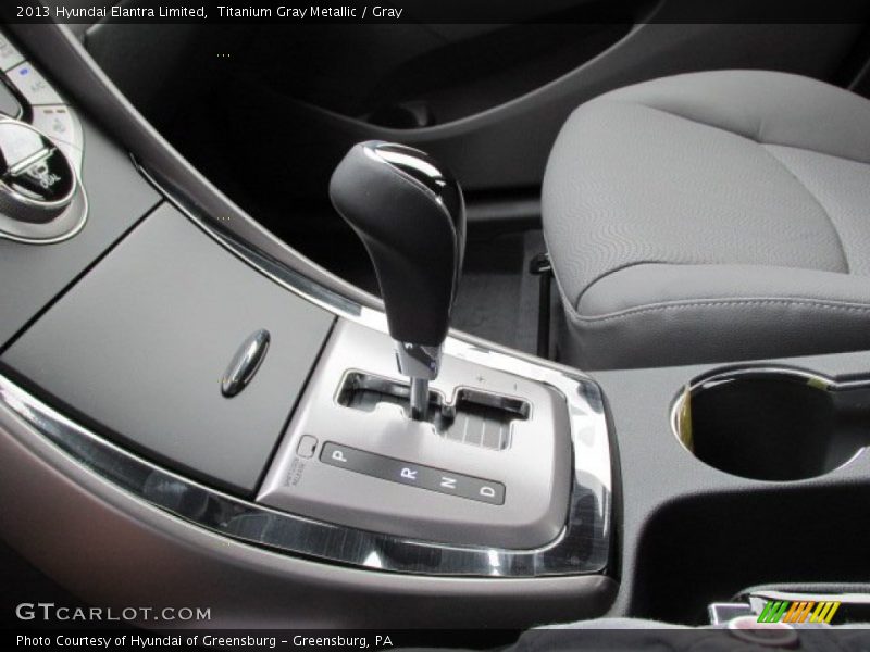 Titanium Gray Metallic / Gray 2013 Hyundai Elantra Limited