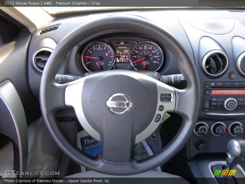 Platinum Graphite / Gray 2012 Nissan Rogue S AWD