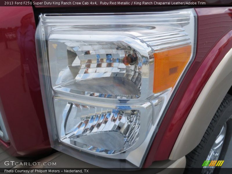 Ruby Red Metallic / King Ranch Chaparral Leather/Adobe Trim 2013 Ford F250 Super Duty King Ranch Crew Cab 4x4
