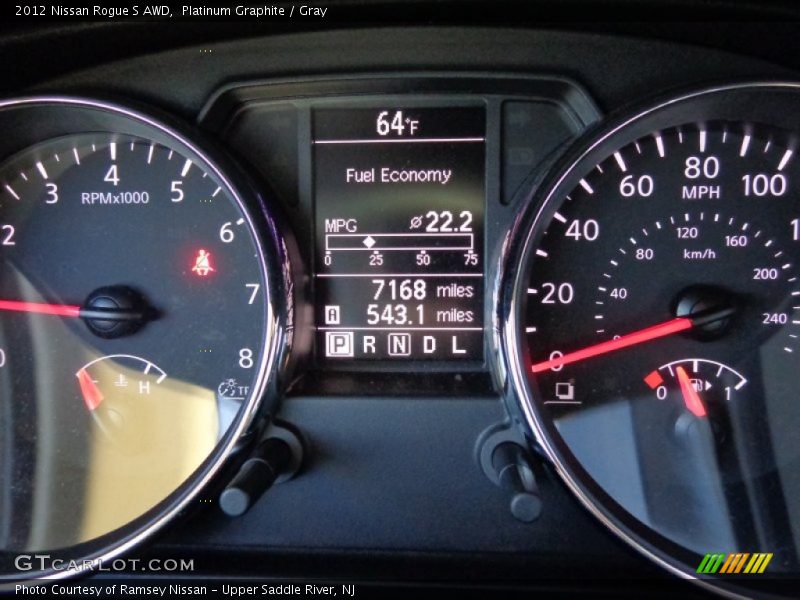 Platinum Graphite / Gray 2012 Nissan Rogue S AWD
