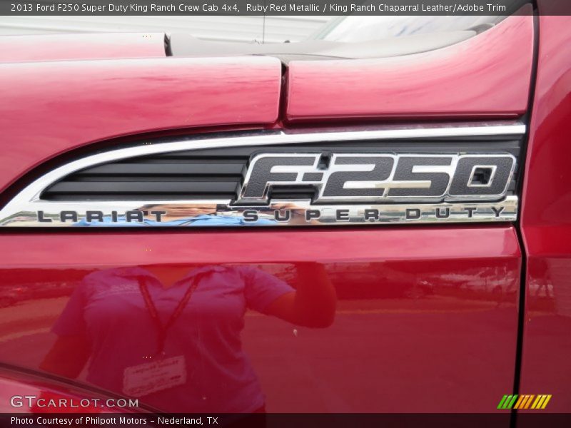 Ruby Red Metallic / King Ranch Chaparral Leather/Adobe Trim 2013 Ford F250 Super Duty King Ranch Crew Cab 4x4