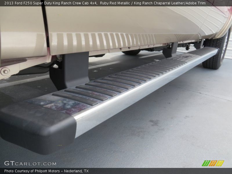 Ruby Red Metallic / King Ranch Chaparral Leather/Adobe Trim 2013 Ford F250 Super Duty King Ranch Crew Cab 4x4