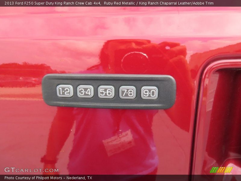 Ruby Red Metallic / King Ranch Chaparral Leather/Adobe Trim 2013 Ford F250 Super Duty King Ranch Crew Cab 4x4