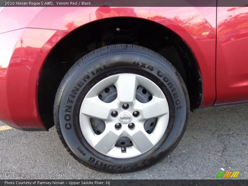Venom Red / Black 2010 Nissan Rogue S AWD
