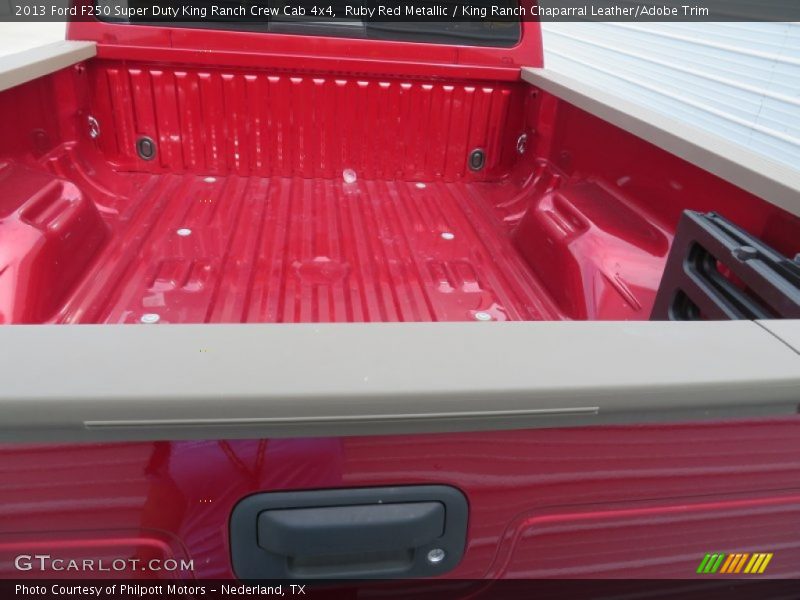 Ruby Red Metallic / King Ranch Chaparral Leather/Adobe Trim 2013 Ford F250 Super Duty King Ranch Crew Cab 4x4