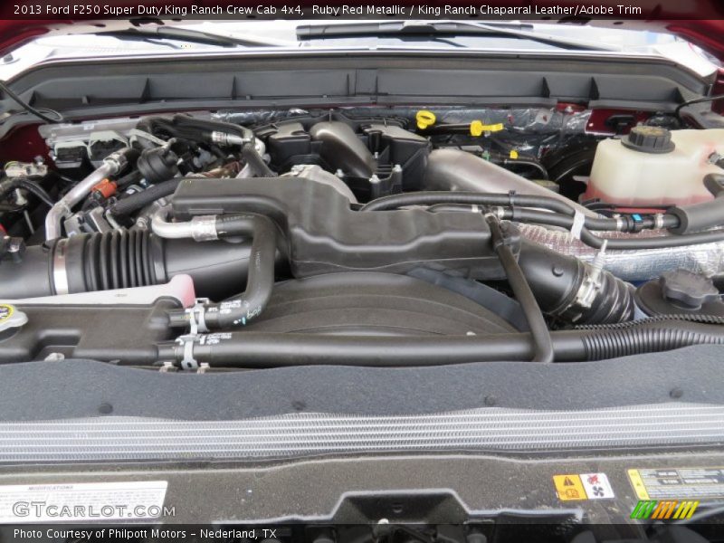 Ruby Red Metallic / King Ranch Chaparral Leather/Adobe Trim 2013 Ford F250 Super Duty King Ranch Crew Cab 4x4
