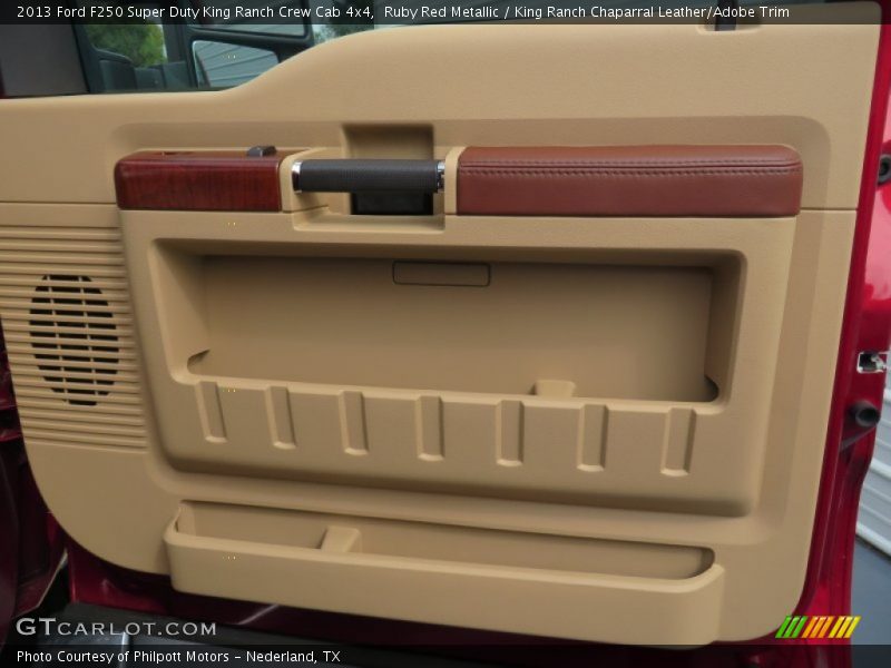 Ruby Red Metallic / King Ranch Chaparral Leather/Adobe Trim 2013 Ford F250 Super Duty King Ranch Crew Cab 4x4