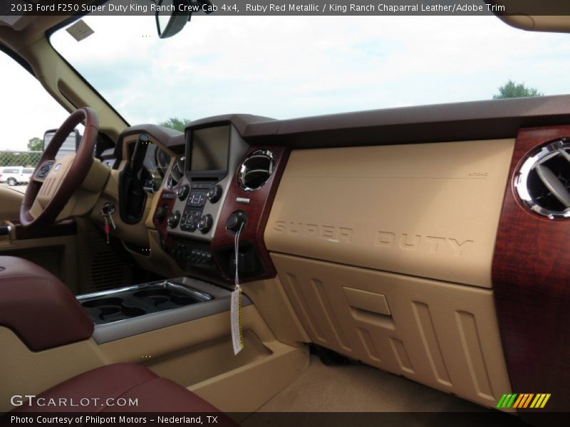Ruby Red Metallic / King Ranch Chaparral Leather/Adobe Trim 2013 Ford F250 Super Duty King Ranch Crew Cab 4x4