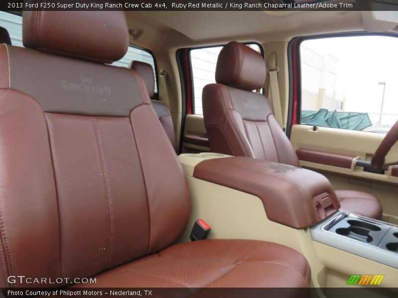 Ruby Red Metallic / King Ranch Chaparral Leather/Adobe Trim 2013 Ford F250 Super Duty King Ranch Crew Cab 4x4
