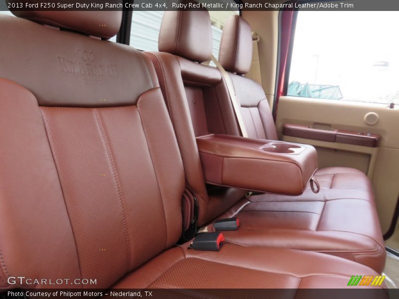 Ruby Red Metallic / King Ranch Chaparral Leather/Adobe Trim 2013 Ford F250 Super Duty King Ranch Crew Cab 4x4