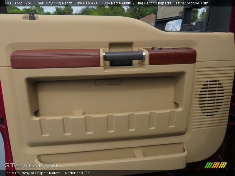 Ruby Red Metallic / King Ranch Chaparral Leather/Adobe Trim 2013 Ford F250 Super Duty King Ranch Crew Cab 4x4