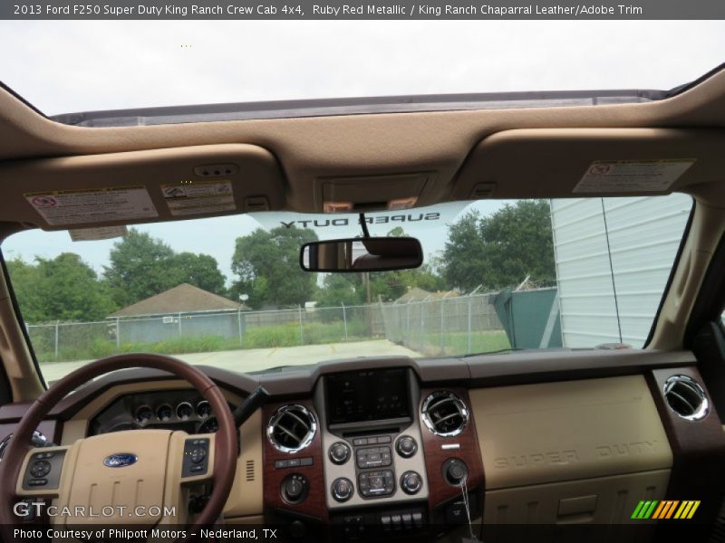 Ruby Red Metallic / King Ranch Chaparral Leather/Adobe Trim 2013 Ford F250 Super Duty King Ranch Crew Cab 4x4