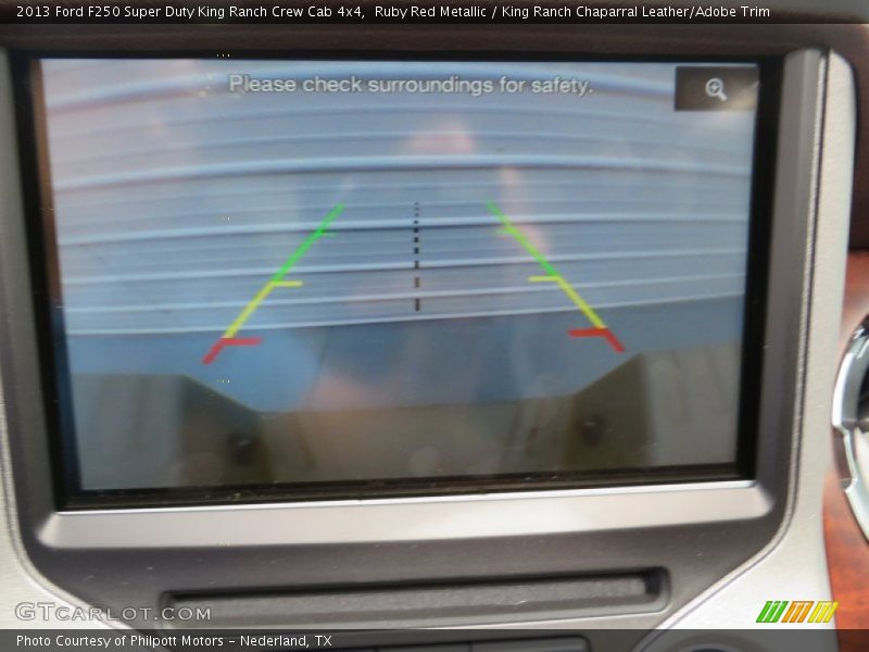 Ruby Red Metallic / King Ranch Chaparral Leather/Adobe Trim 2013 Ford F250 Super Duty King Ranch Crew Cab 4x4