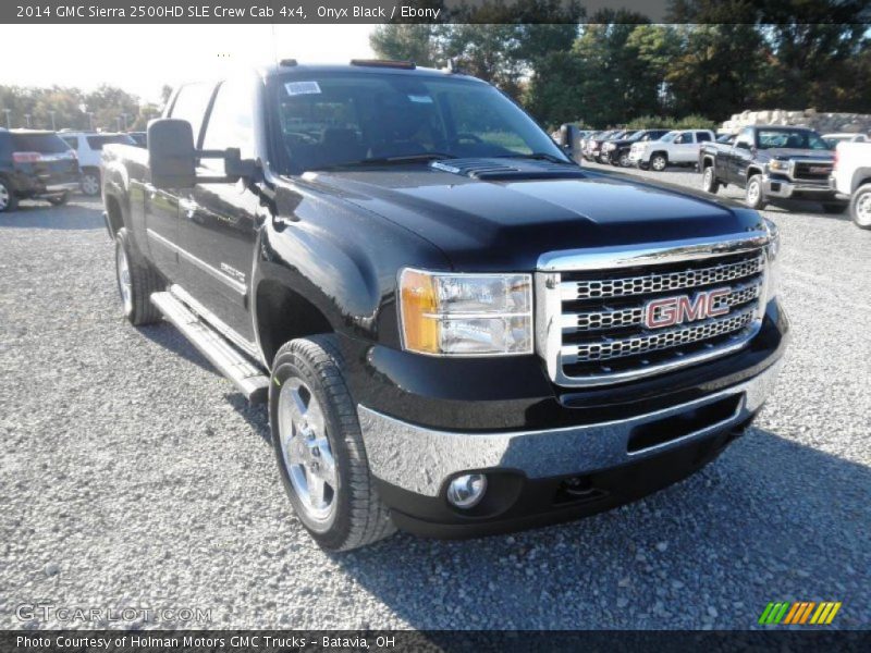 Onyx Black / Ebony 2014 GMC Sierra 2500HD SLE Crew Cab 4x4