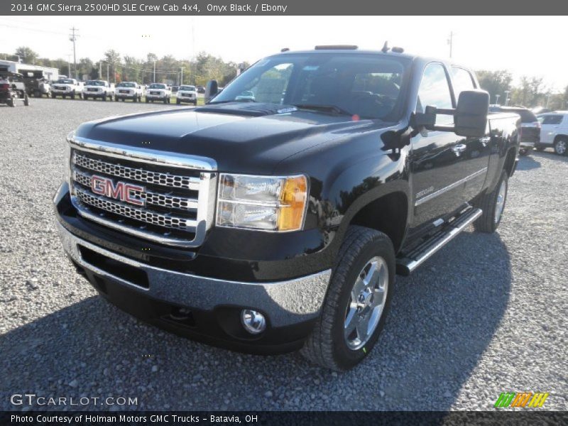Onyx Black / Ebony 2014 GMC Sierra 2500HD SLE Crew Cab 4x4
