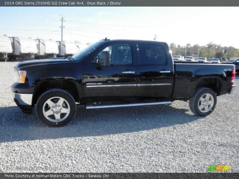 Onyx Black / Ebony 2014 GMC Sierra 2500HD SLE Crew Cab 4x4