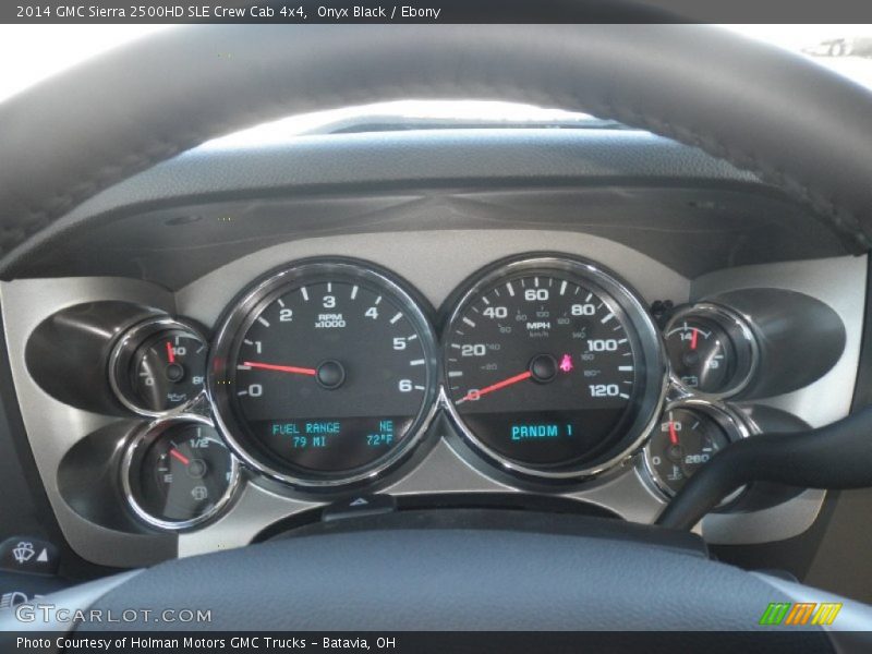 Onyx Black / Ebony 2014 GMC Sierra 2500HD SLE Crew Cab 4x4
