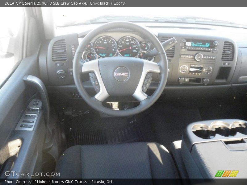 Onyx Black / Ebony 2014 GMC Sierra 2500HD SLE Crew Cab 4x4