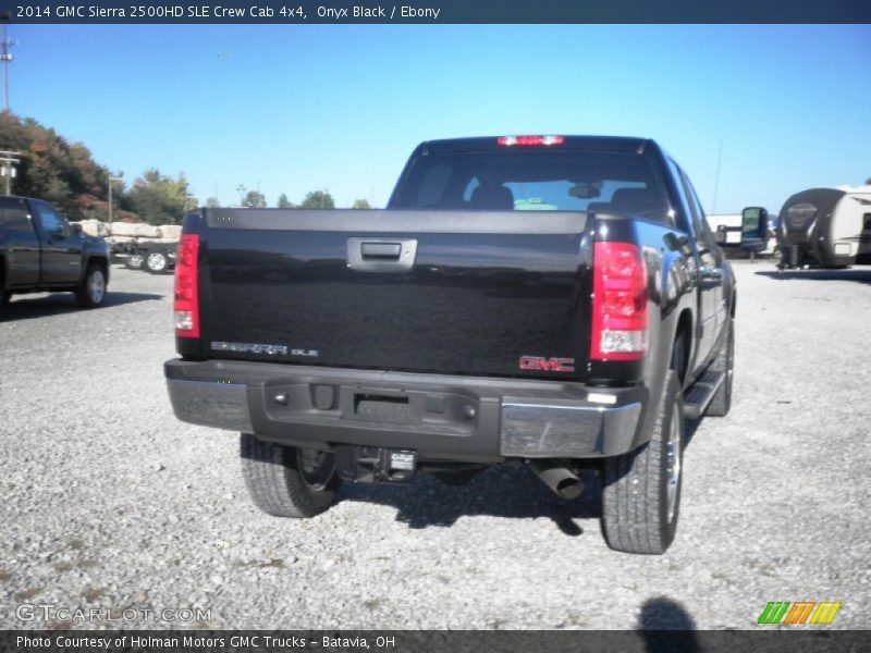 Onyx Black / Ebony 2014 GMC Sierra 2500HD SLE Crew Cab 4x4