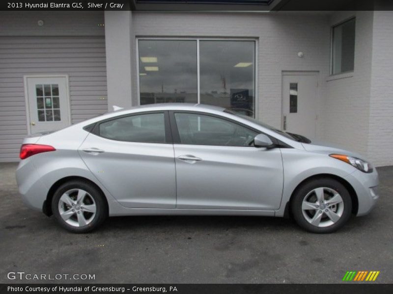 Silver / Gray 2013 Hyundai Elantra GLS
