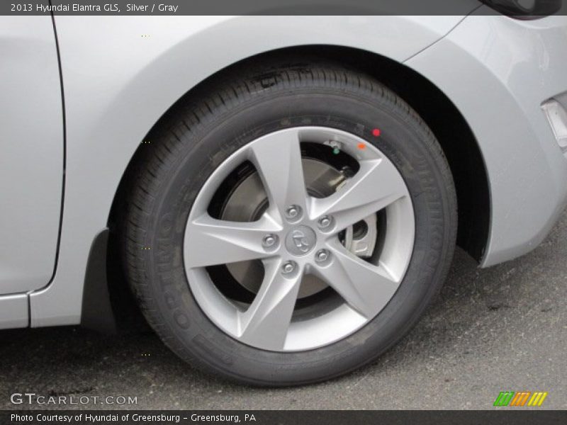 Silver / Gray 2013 Hyundai Elantra GLS