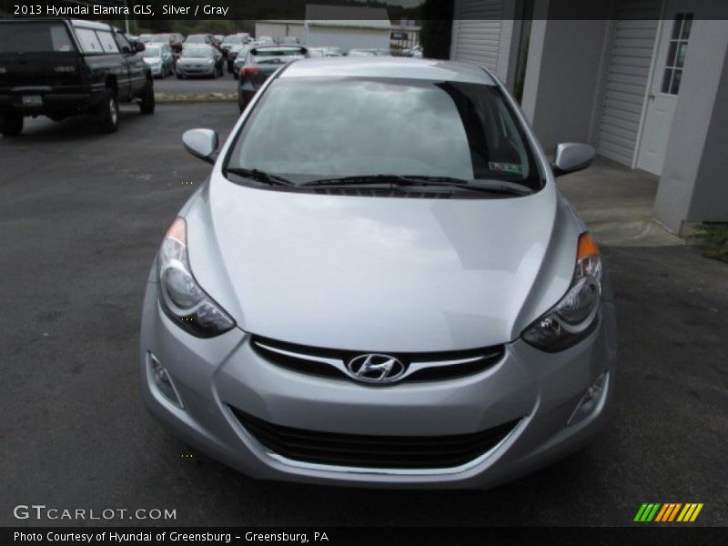 Silver / Gray 2013 Hyundai Elantra GLS
