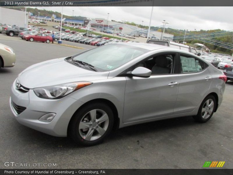 Silver / Gray 2013 Hyundai Elantra GLS