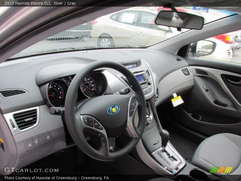 Silver / Gray 2013 Hyundai Elantra GLS