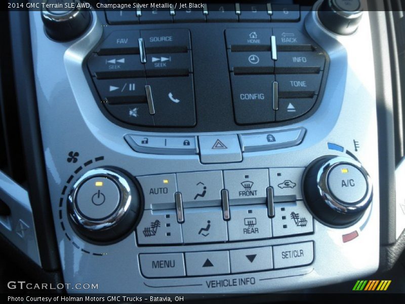 Champagne Silver Metallic / Jet Black 2014 GMC Terrain SLE AWD