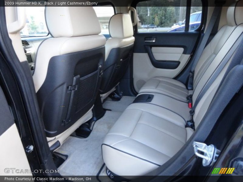 Rear Seat of 2009 H3 X