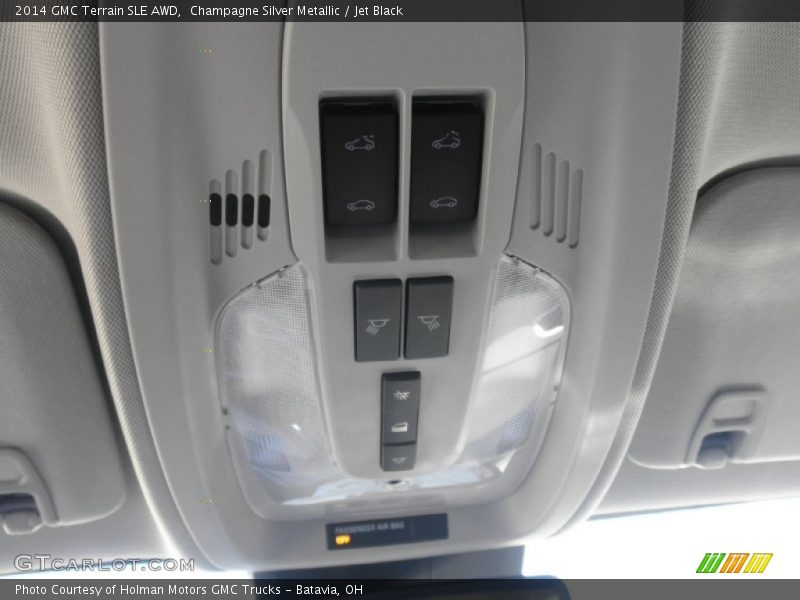 Champagne Silver Metallic / Jet Black 2014 GMC Terrain SLE AWD