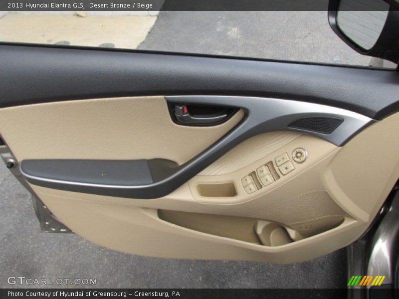 Desert Bronze / Beige 2013 Hyundai Elantra GLS