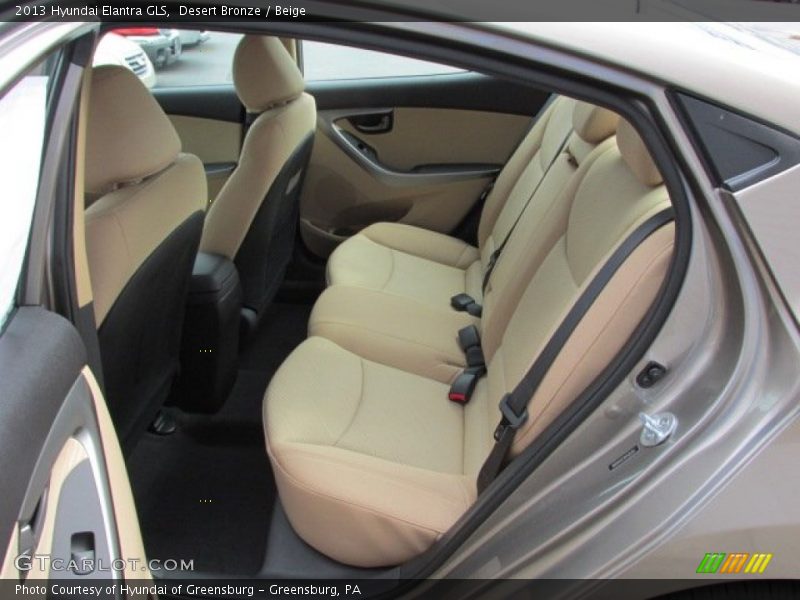 Desert Bronze / Beige 2013 Hyundai Elantra GLS