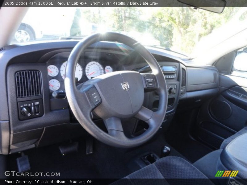 Bright Silver Metallic / Dark Slate Gray 2005 Dodge Ram 1500 SLT Regular Cab 4x4