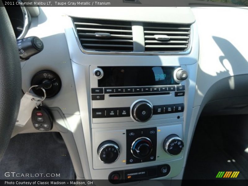 Taupe Gray Metallic / Titanium 2011 Chevrolet Malibu LT