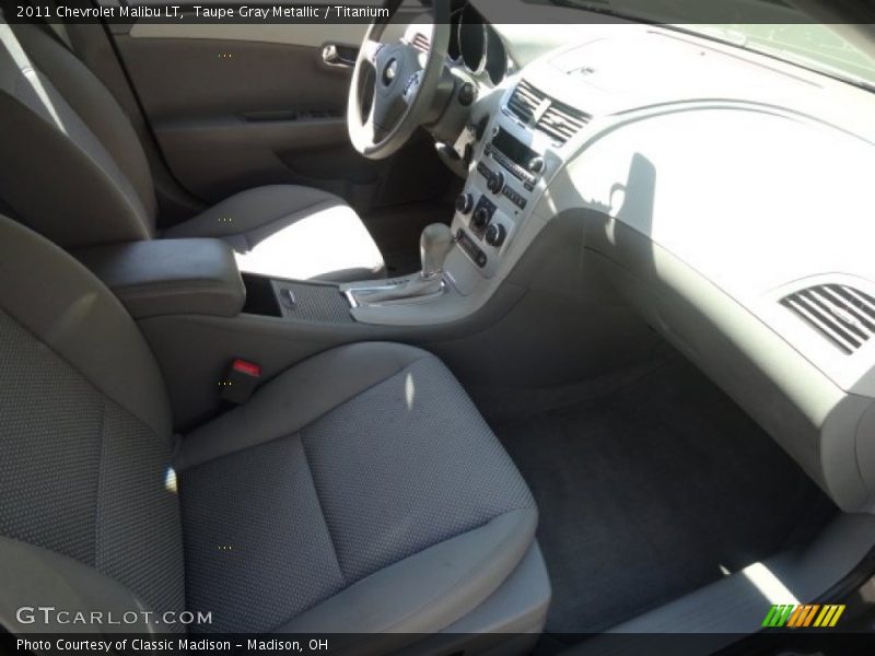 Taupe Gray Metallic / Titanium 2011 Chevrolet Malibu LT