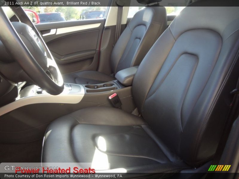 Brilliant Red / Black 2011 Audi A4 2.0T quattro Avant