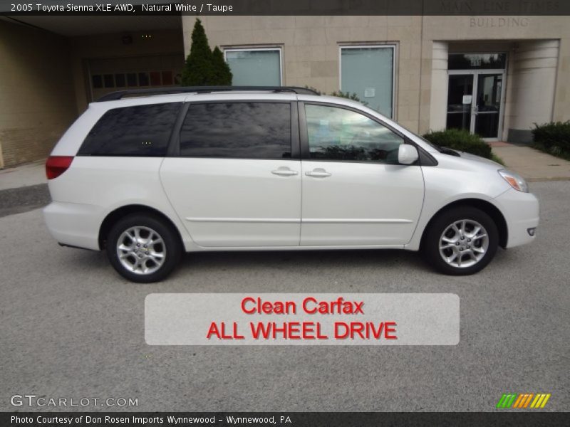 Natural White / Taupe 2005 Toyota Sienna XLE AWD