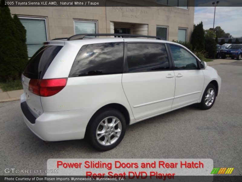 Natural White / Taupe 2005 Toyota Sienna XLE AWD