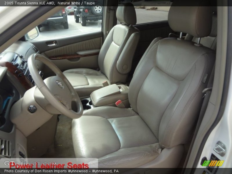 Natural White / Taupe 2005 Toyota Sienna XLE AWD